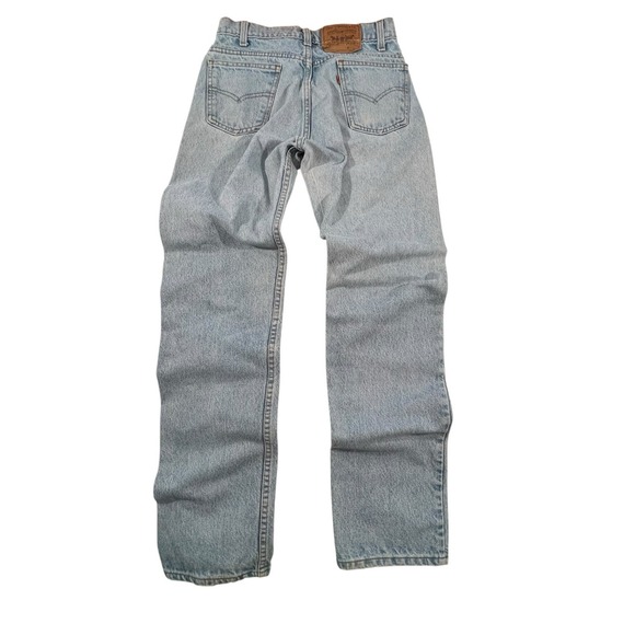 Vintage‎ Levis 585 Men's 29x32 Jeans Orange Tab Straight Relaxed Y2K Blue Retro - Picture 2 of 12